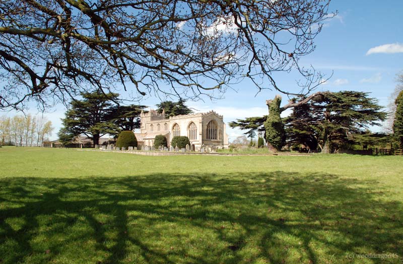 Marholm Church from Under the Oak